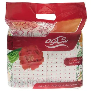 دستمال کاغذی 150 برگ شکوه مدل اقتصادی بسته 4 عددی