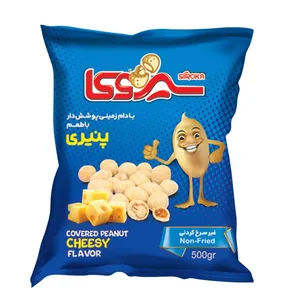 بادام زمینی روکش دار با طعم پنیری سیروکا - 500 گرم