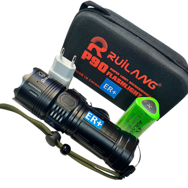 چراغ قوه دستی روی لانگ مدل 802+ER با نور مهتابی