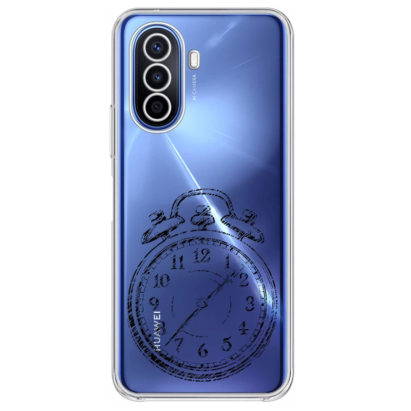 کاور مگافون طرح ساعت مدل C64-B مناسب برای گوشی موبایل هوآوی Nova Y70 / Y71