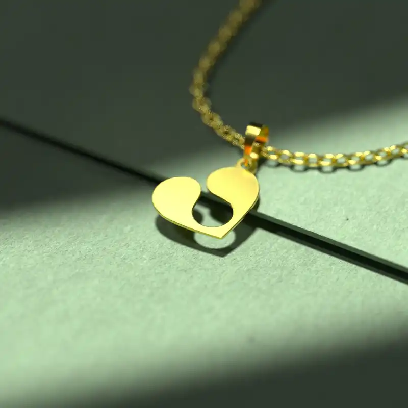 گردنبند طلا 18 عیار زنانه مدوپد مدل نت موسیقی کد CA10873