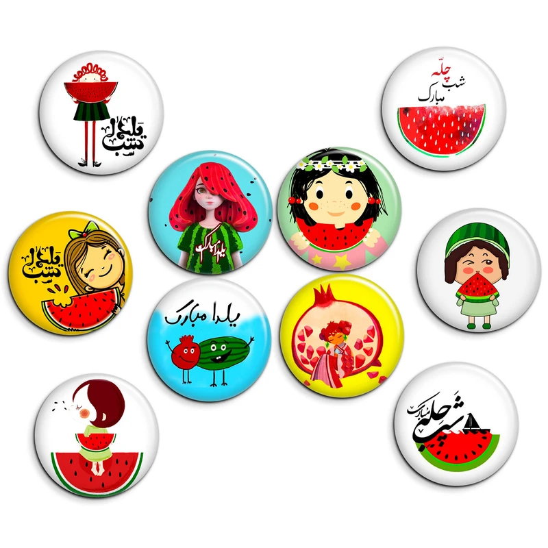 پیکسل پرمانه طرح شب چله کد pmg.33 مجموعه 10 عددی 