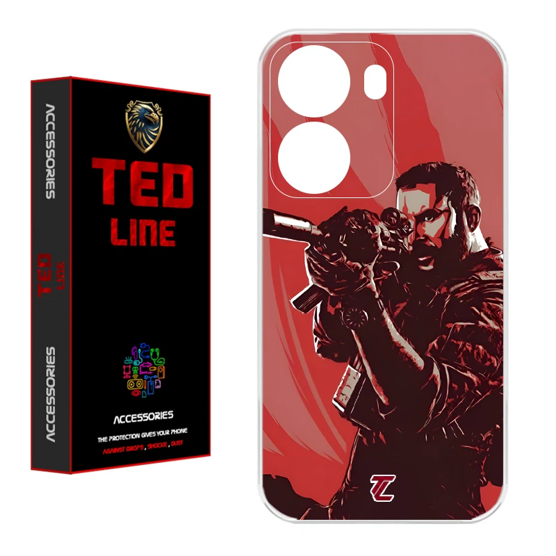 کاور تدلاین طرح کاپیتان پرایس کد 1212 مناسب برای گوشی موبایل شیائومی Redmi A5