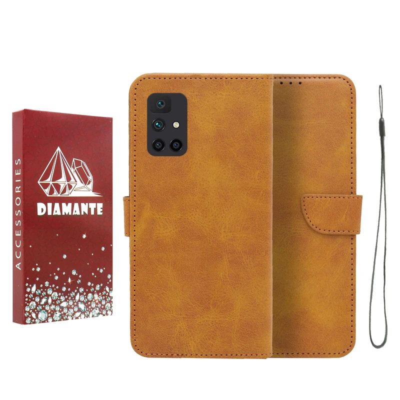 کیف کلاسوری دیامانته مدل Bandaviz Rd مناسب برای گوشی موبایل شیائومی Redmi Note 11 4G به همراه بند آویز