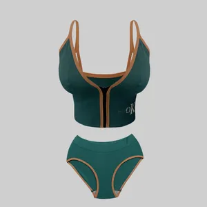 ست شورت و نیم تنه زنانه مدل SA-022-ZIP