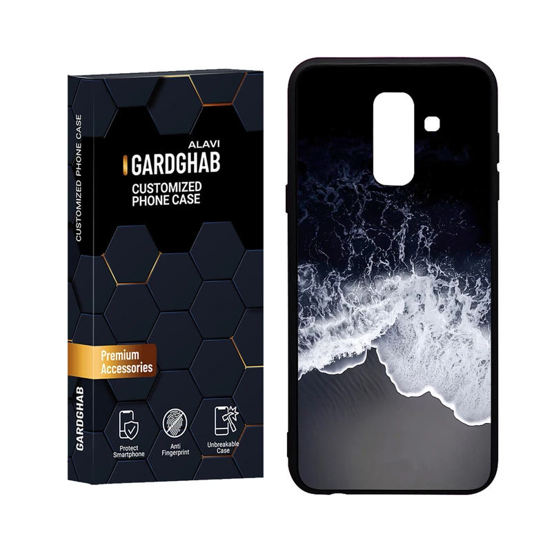 کاور گارد قاب علوی مدل Glass مناسب برای گوشی موبایل سامسونگ Galaxy A6 Plus