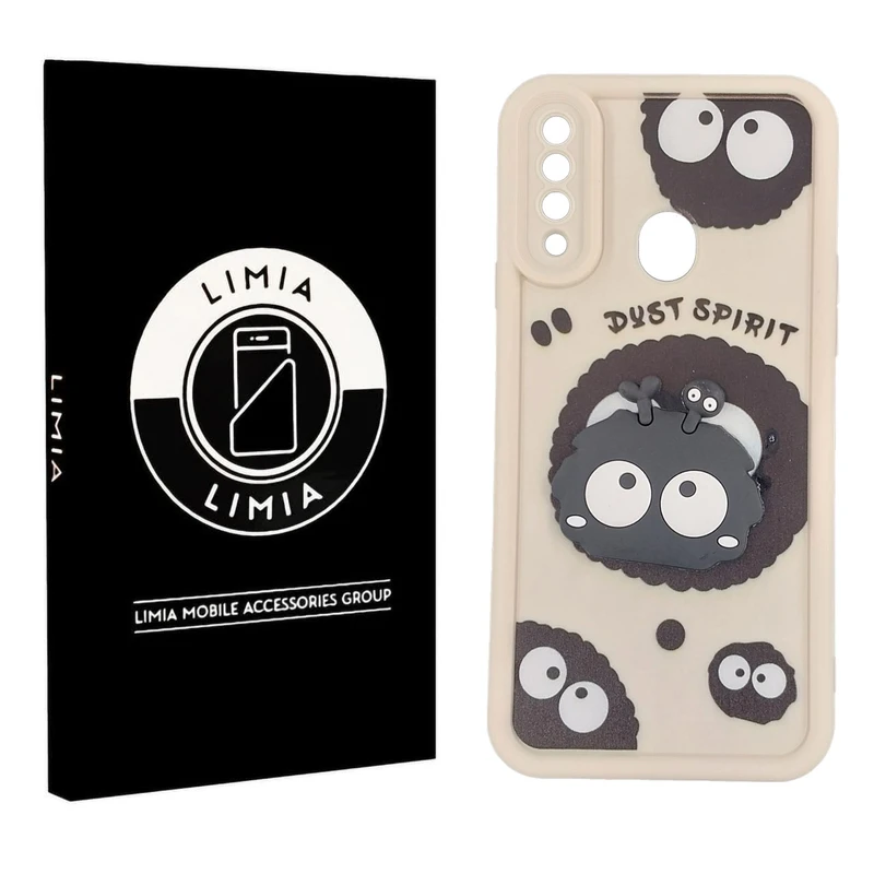 کاور لیمیا مدل سولید لنزدار طرح عروسکی برجسته مناسب برای گوشی موبایل سامسونگ Galaxy A20s