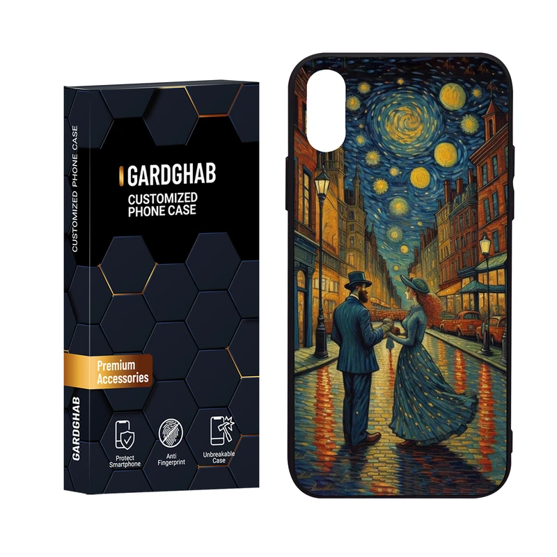 کاور گارد قاب مدل هنری مناسب برای گوشی موبایل اپل iPhone X/Xs