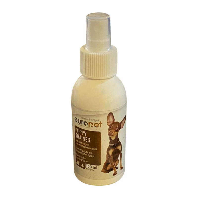 قطره تعلیم ادرار سگ یوروپت مدل Puppy trainer حجم 100 میلی لیتر