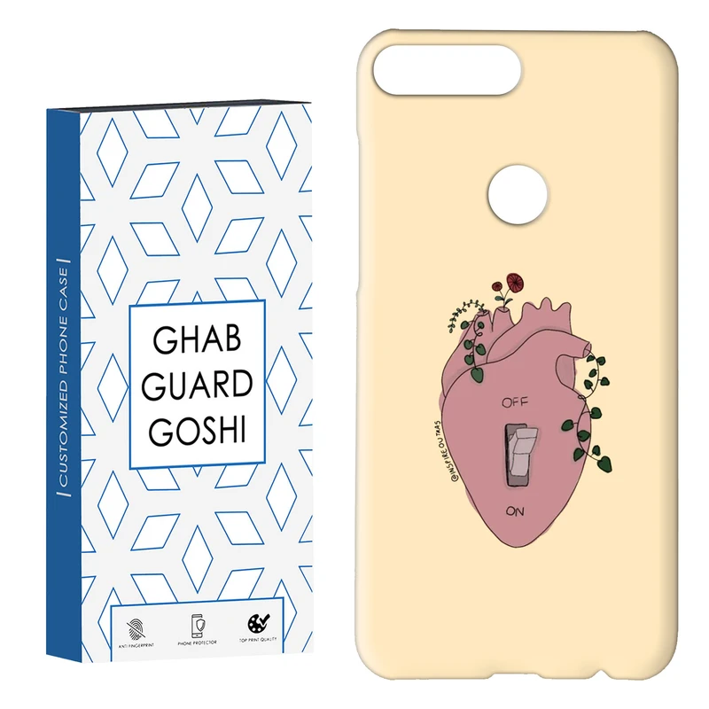 کاور قاب گارد گوشی طرح قلب کد Dimo-306 مناسب برای گوشی موبایل هوآوی Y7 2018 / Y7 Prime 2018 / Honor 7C 