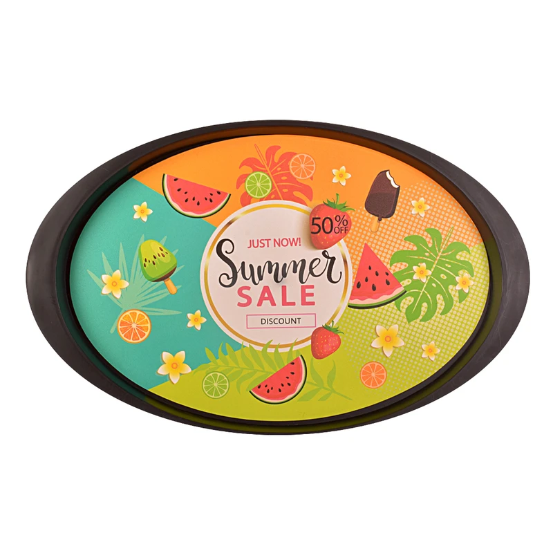 سینی بدون دسته مهروز مدل 2007 summer سایز 35×56 سانتی متر