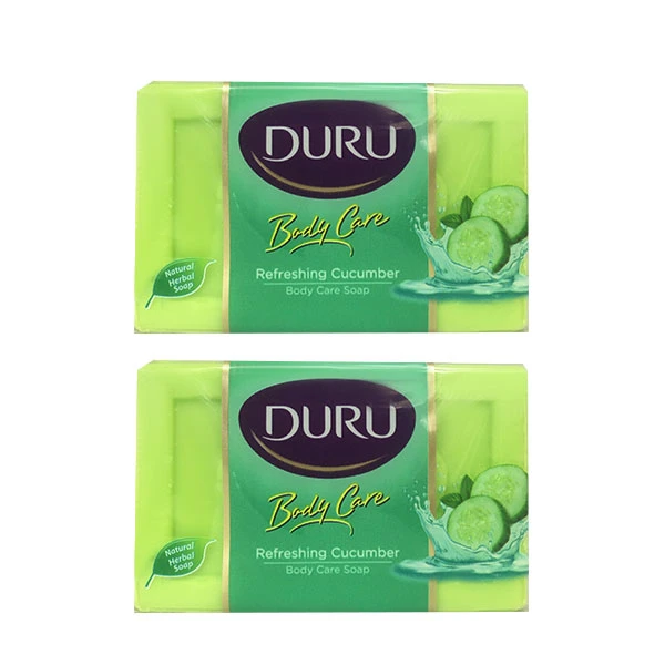 صابون شستشو دورو سری Body Care مدل Cucumber تحت لیسانس وزن180 گرم مجموعه 2 عددی