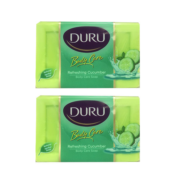 صابون شستشو دورو سری Body Care مدل Cucumber وزن 180 گرم مجموعه 2 عددی