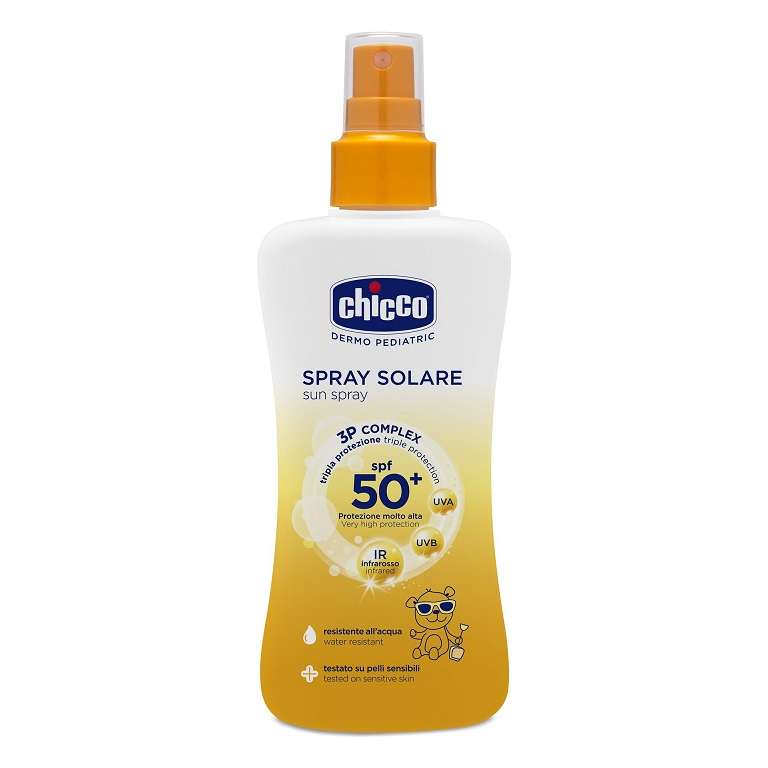 اسپری ضد آفتاب کودک چیکو مدل dermo pediatric حجم 150 میلی لیتر