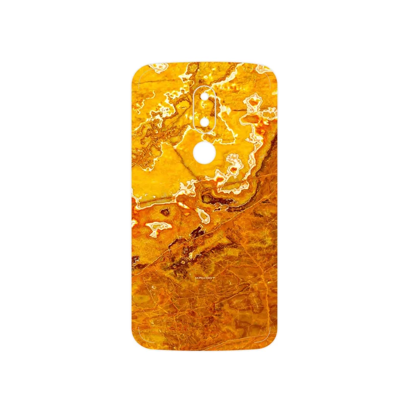 برچسب پوششی ماهوت مدل Gold Marble مناسب برای گوشی موبایل موتورولا Moto M