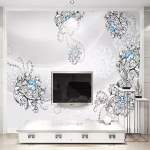 پوستر دیواری سه بعدی مدل گل نگینی DVRF1964