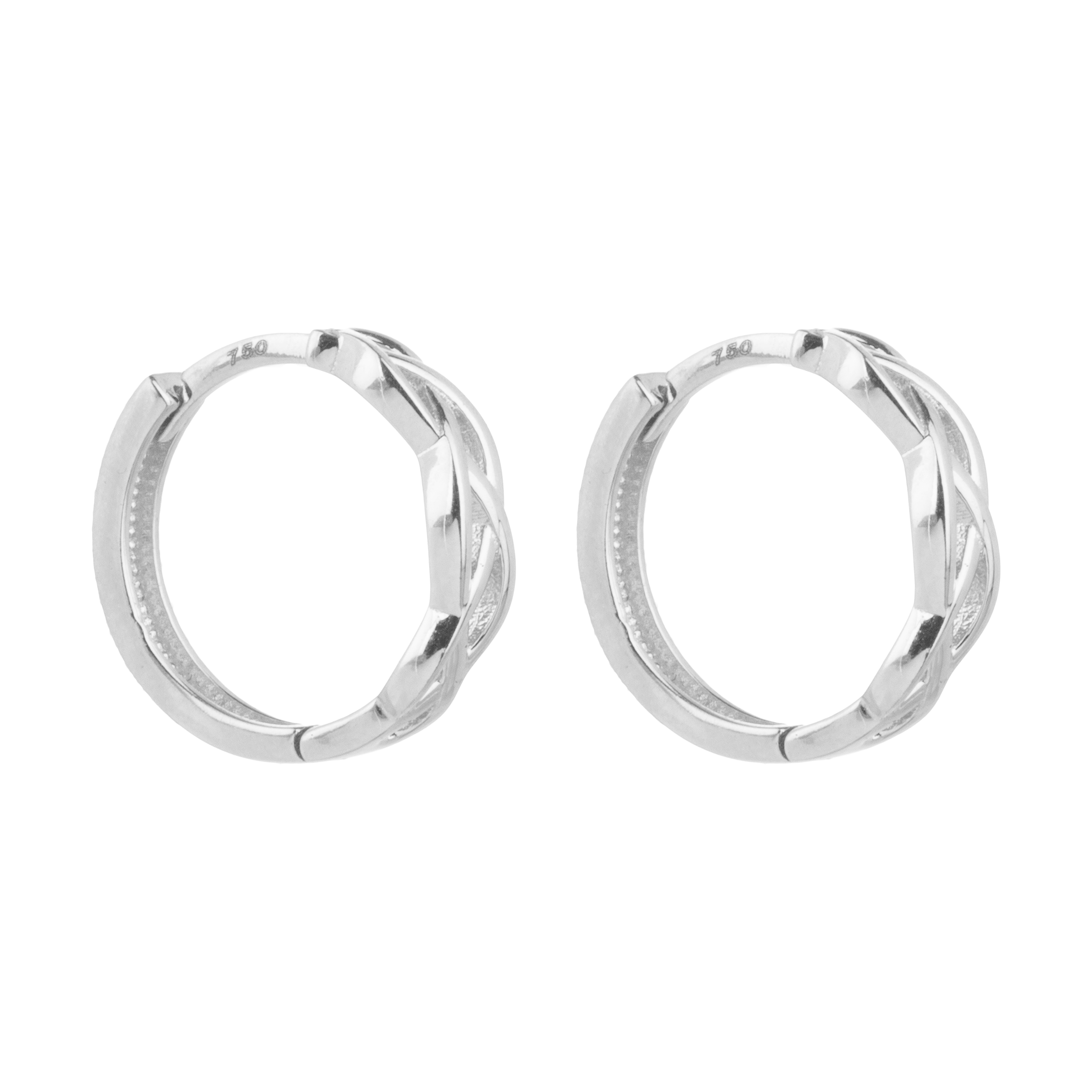 گوشواره طلا 18 عیار زنانه کانیار گالری کد GSH22