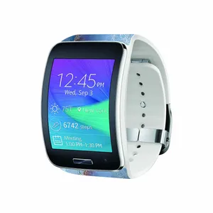 برچسب ماهوت طرح Blue_Ocean_Marble مناسب برای ساعت هوشمند سامسونگ Galaxy Gear S