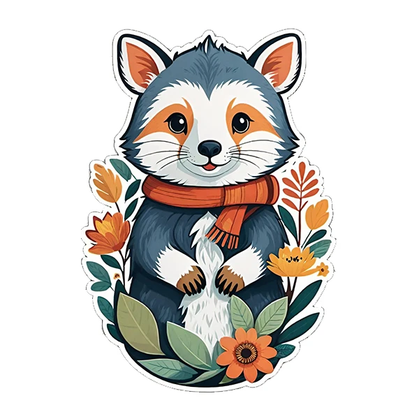 استیکر پارچه و لباس پاد آفرین طرح کارتونی کد 1528