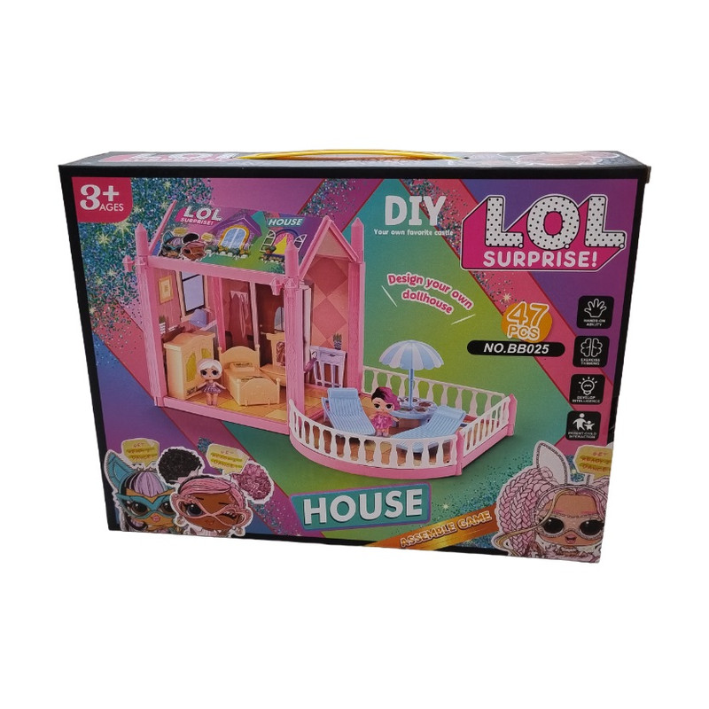 اسباب بازی ال او ال مدل خانه عروسکی کد 345