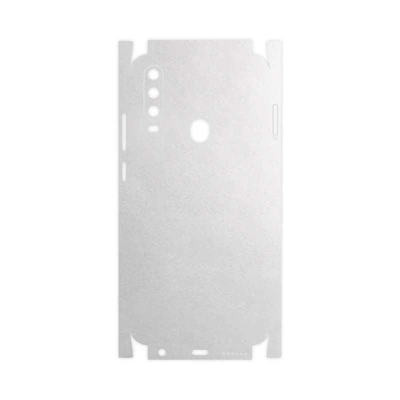 برچسب پوششی ماهوت مدل Metallic-White-FullSkin مناسب برای گوشی موبایل جی ال ایکس Shahin 2