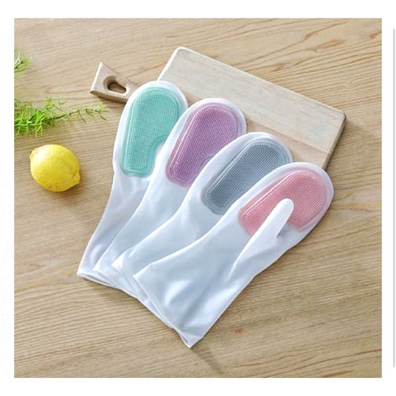 دستکش نظافت مدل اسکاچ دار کد 9931