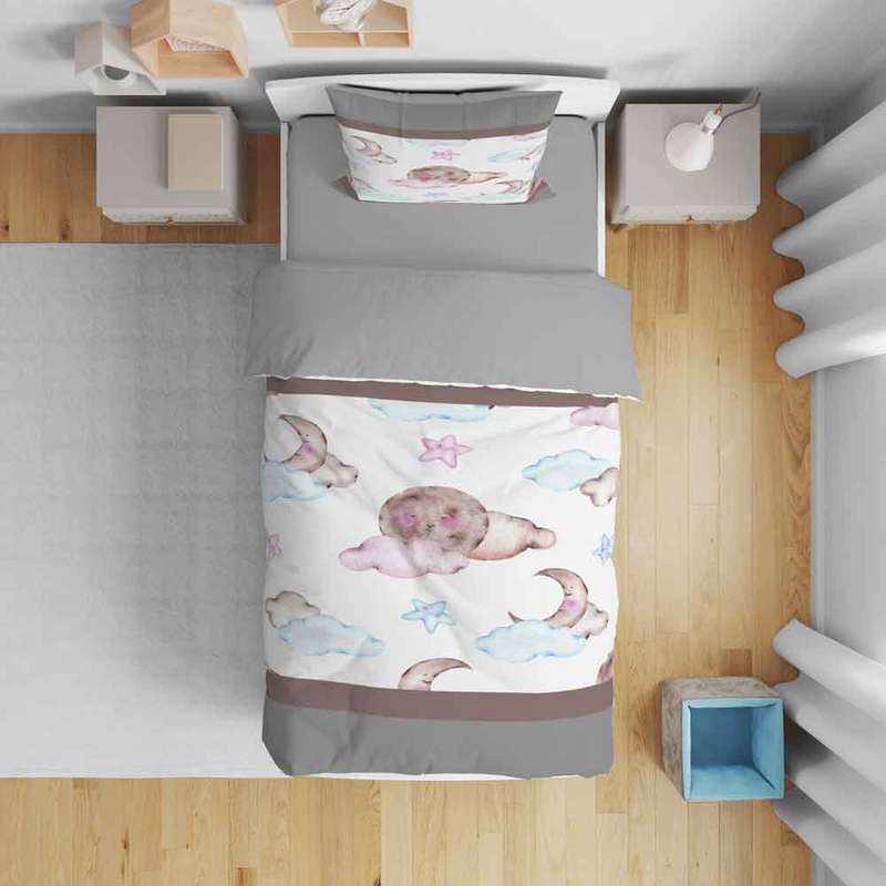 سرویس روتختی  نوپه هوم  مدل کارتونی T5976 تک نفره 5 تکه