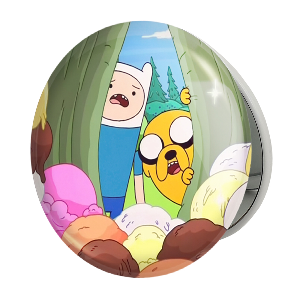آینه جیبی خندالو طرح جیک و فین وقت ماجراجویی Adventure Time مدل تاشو کد 20858 