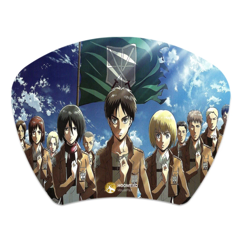 ماوس پد هومرو مدل MC1013 طرح انیمه اتک آن تایتان