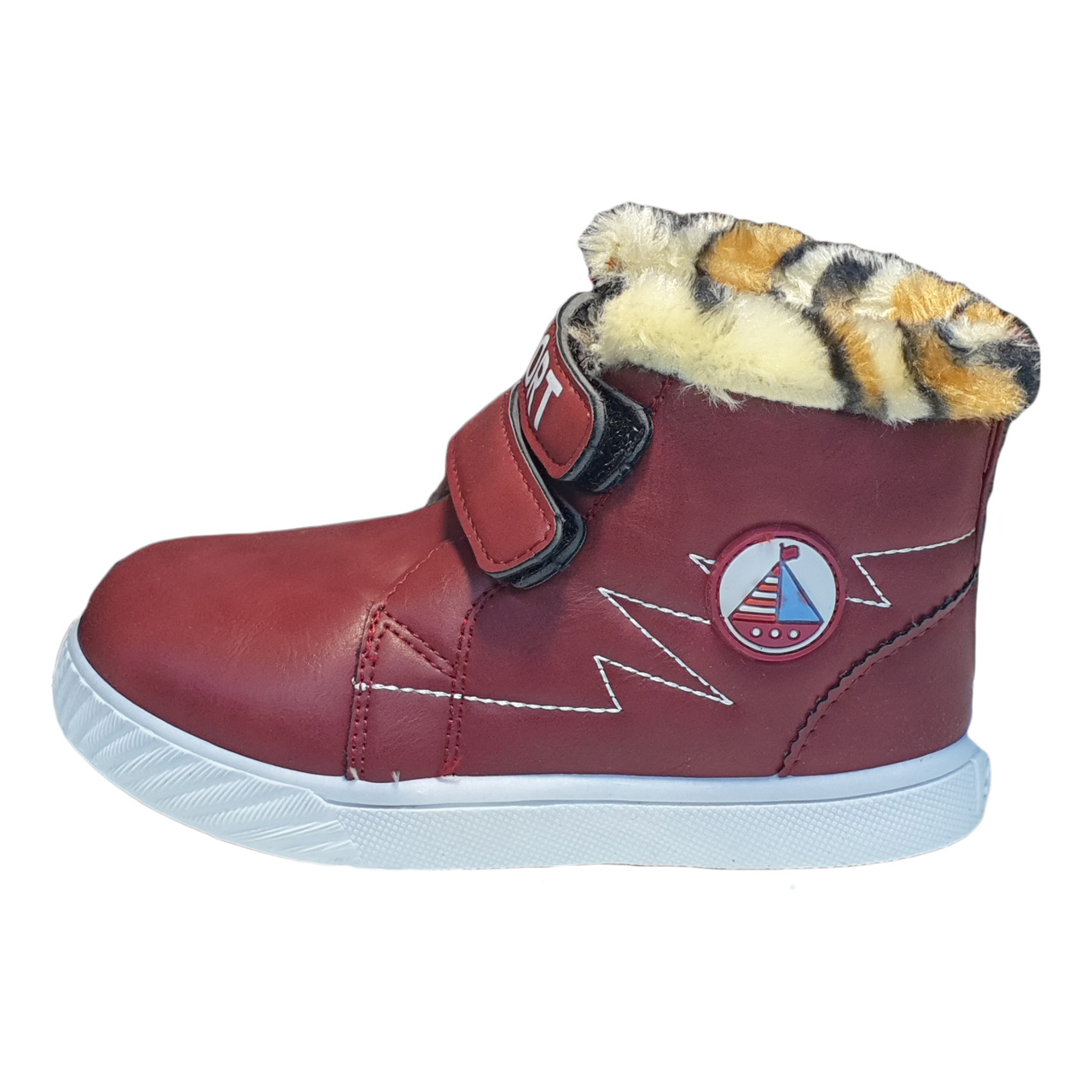 نیم بوت پسرانه مدل Furry round