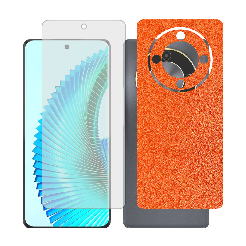 محافظ صفحه نمایش مات گلس مدل Together مناسب برای گوشی موبایل آنر X9b به همراه برچسب پوششی پشت گوشی