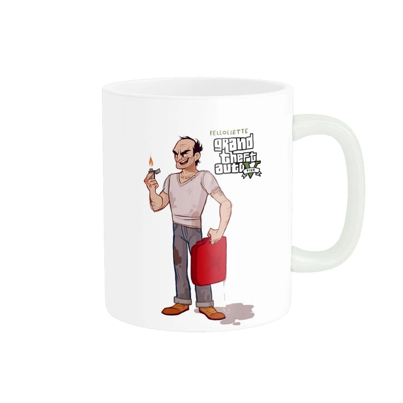 ماگ طرح بازی جی تی ای GTA V کد gtav-74