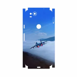 MAHOOT Fighter plane Su27-FullSkin Cover Sticker for Google Pixel 2