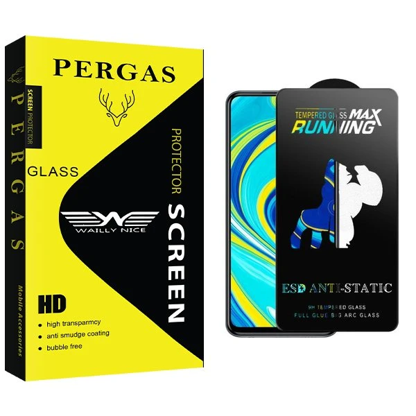 محافظ صفحه نمایش وایلی نایس مدل Pergas2 Running Max مناسب برای گوشی موبایل شیائومی Redmi Note 9s / Redmi Note 9 Pro / Poco X3
