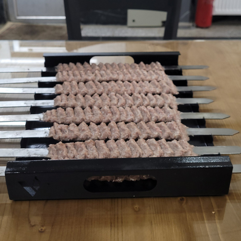 سینی کباب زن مدل سیخ چین کد VN 821