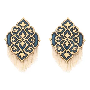 گوشواره دست ساز زنانه بومی مدل S-01