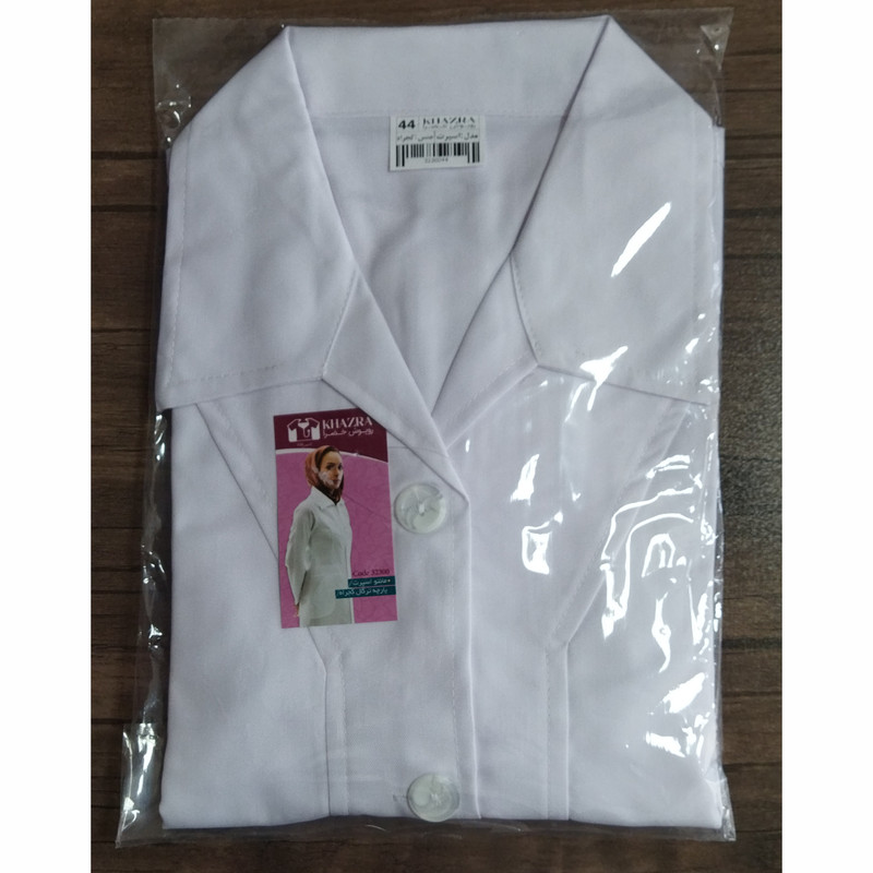 روپوش پزشکی زنانه خضرا کد 32300 روپوش پزشکی زنانه خضرا کد 32300