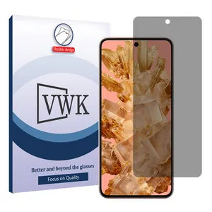VWK Tough model privacy screen protector suitable for Google Pixel 8 mobile phone