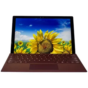 تبلت مایکروسافت مدل Surface Pro 2017 - D به همراه کیبورد Burgundy Signature Type Cover - ظرفیت 256 گیگابایت