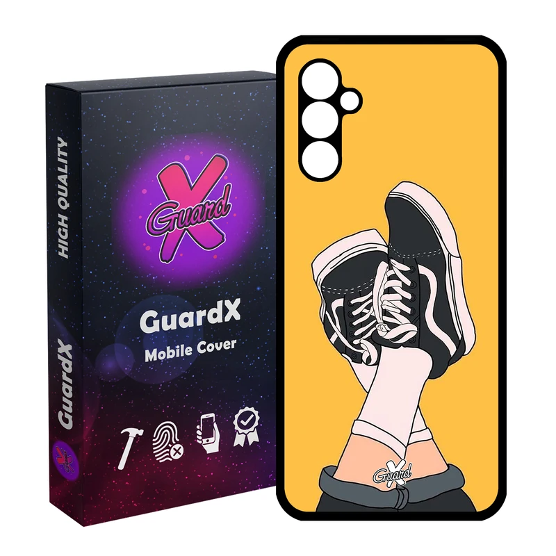 کاور گارد ایکس طرح Shoes مدل Glass10051 مناسب برای گوشی موبایل سامسونگ Galaxy A24/A24 4G/M34 5G