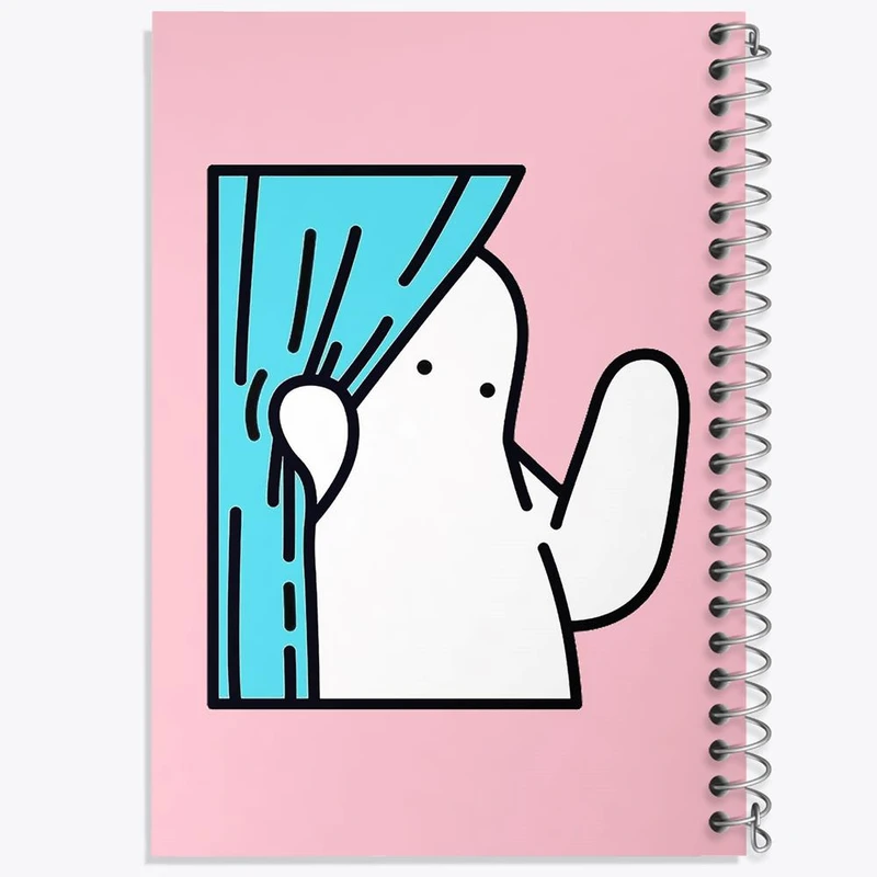 دفتر نقاشی 50 برگ خندالو مدل تنبل خسته کد 29430