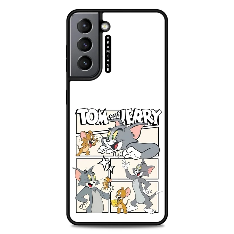 کاور آکام مدل AMC-WSGS21-TOM & JERRY1 مناسب برای گوشی موبایل سامسونگ Galaxy S21