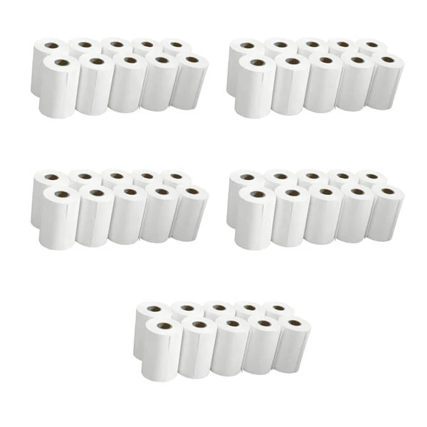 کاغذ پرینتر حرارتی مدل mpos بسته 50 عددی