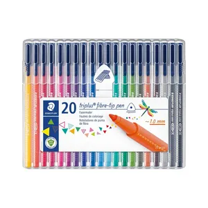 ماژیک رنگ آمیزی استدلر مدل fiber tip بسته 20 عددی