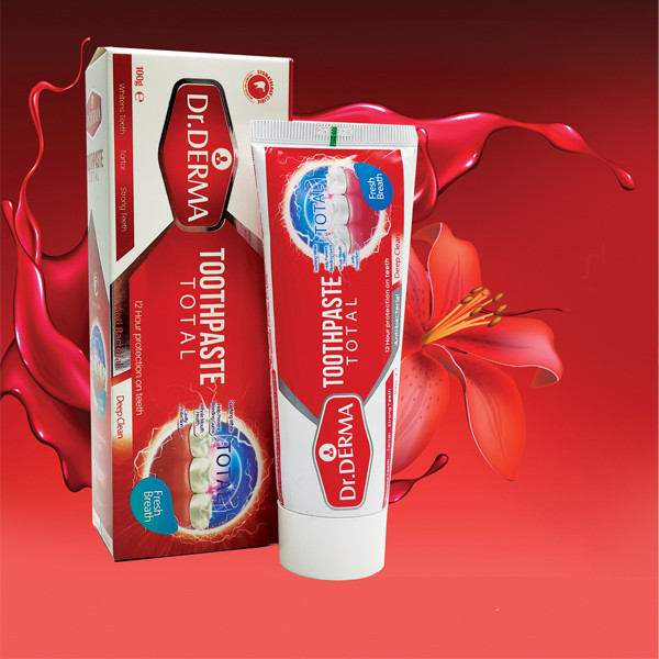 خمیر دندان دکتر درما مدل Total7 حجم 100 میلی لیتر