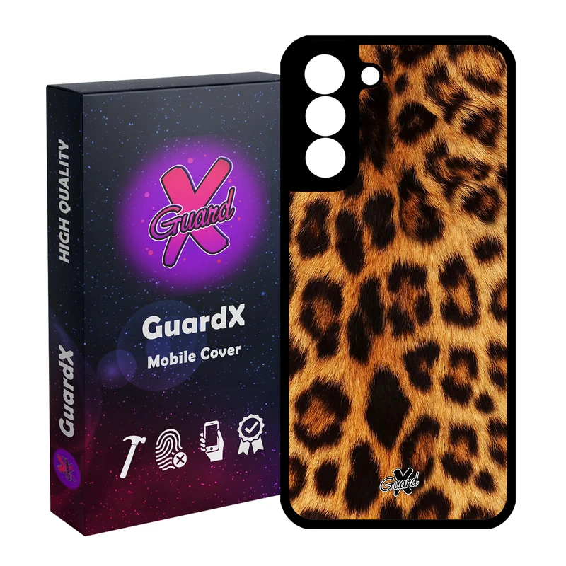 کاور گارد ایکس طرح Leopard مدل Glass10095 مناسب برای گوشی موبایل سامسونگ Galaxy S21 FE