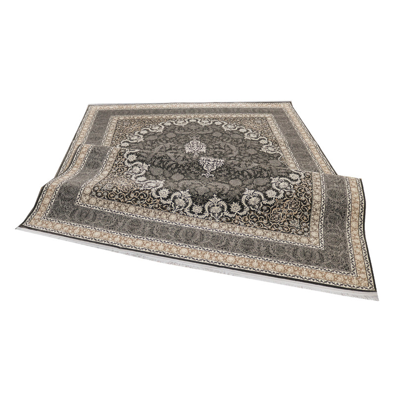 فرش ماشینی سهند کد VT09.XI زمینه ذغالی