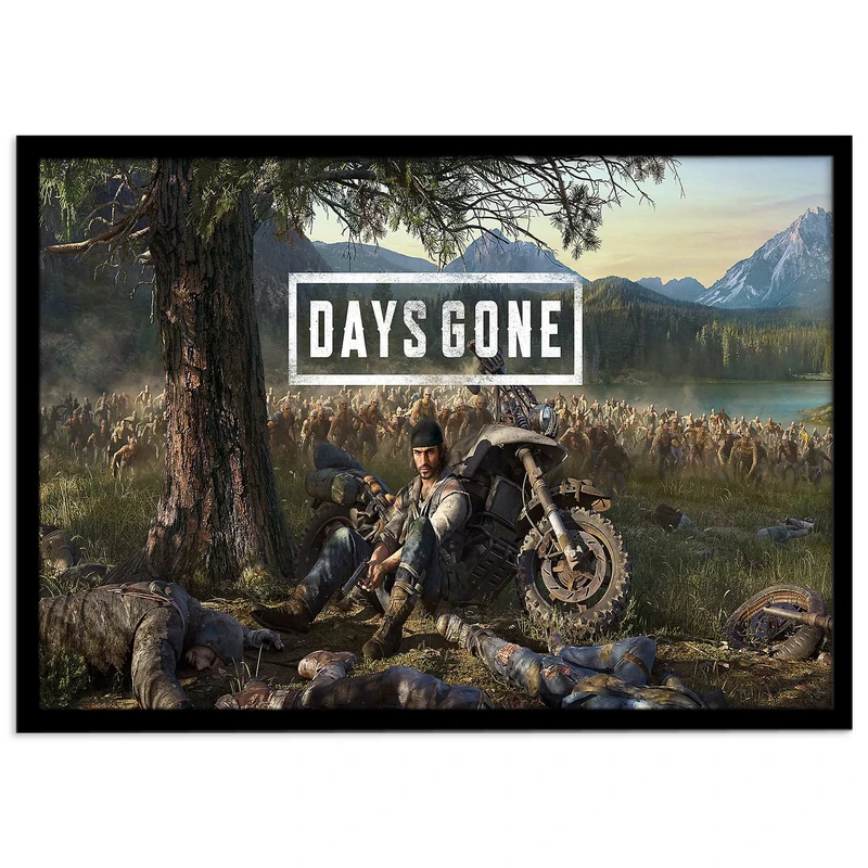تابلو نوری بکلیت مدل طرح بازی گیم نت Days gone مدل چراغدار B-s1391