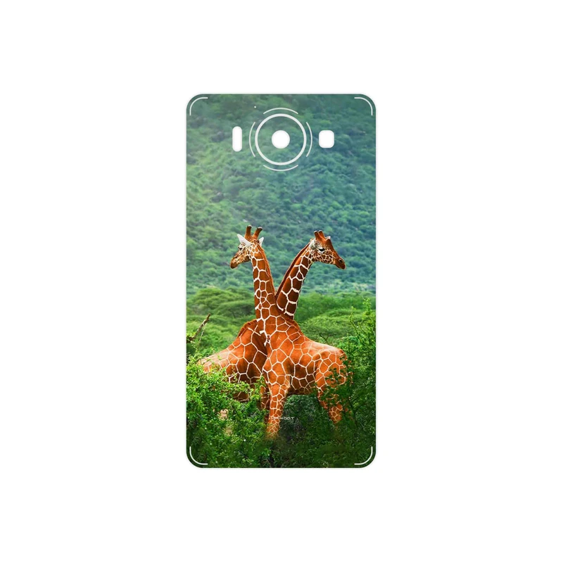 برچسب پوششی ماهوت مدل Giraffe مناسب برای گوشی موبایل مایکروسافت Lumia 950