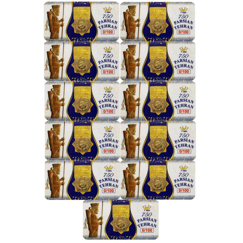 سکه گرمی طلا 18 عیار الن نار مدل پارسیان طهران ELN103 مجموعه 11 عددی